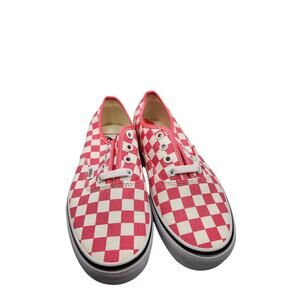New Unisex vans authentic checkerboard pink lemonade Women 6.5 Men 5